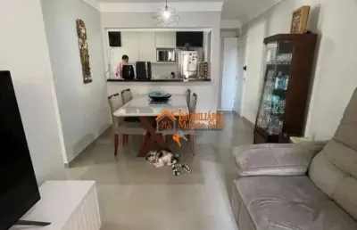 Apartamento com 3 quartos, 1 suíte com sacada, varanda gourmet, vista livre e 2 vagas de garagemà venda, jardim flor da montanha, guarulhos, sp