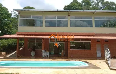 Chácara com 3 dormitórios à venda, 8000 m² por r$ 1.300.000,00 - tapera grande - mairiporã/sp