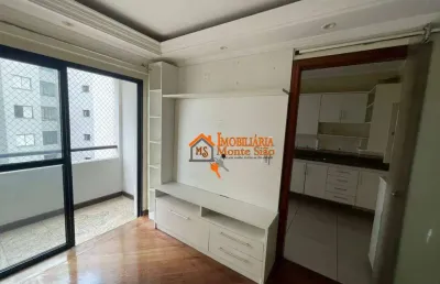 Apartamento com 3 dormitórios para alugar, 70 m² por r$ 3.610,00/mês - vila rosália - guarulhos/sp
