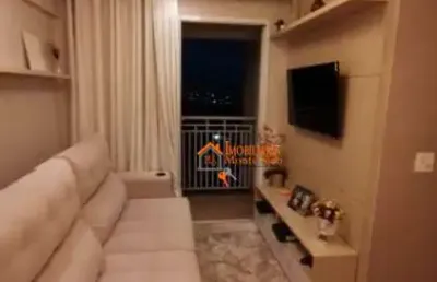 Apartamento com 2 dormitórios à venda, 53 m² por r$ 373.000,00 - ponte grande - guarulhos/sp