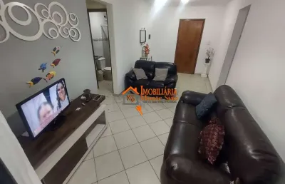 Apartamento com 60m² com 1 quarto, suíte, mobiliado, por r$ 270.000 - ocian - praia grande/sp