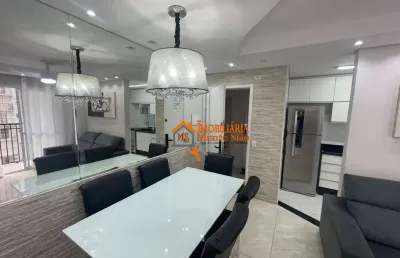 Apartamento com 2 dormitórios à venda, 59 m² por r$ 590.000,00 - vila augusta - guarulhos/sp