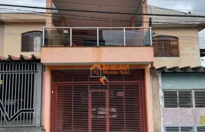 Sobrado com 3 dormitórios à venda, 200 m² por r$ 689.000,00 - jardim vila galvão - guarulhos/sp
