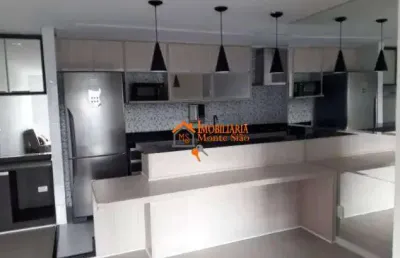 Apartamento com 3 dormitórios à venda, 82 m² por r$ 639.000,00 - jardim flor da montanha - guarulhos/sp