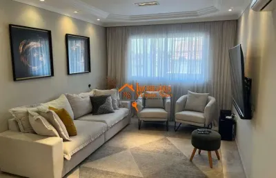 Sobrado com 4 dormitórios, 200 m² - venda por r$ 1.200.000,00 ou aluguel por r$ 7.175,00/mês - jardim santa mena - guarulhos/sp