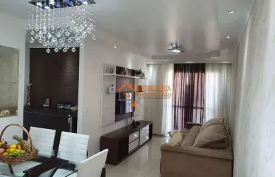 Apartamento com 3 dormitórios à venda, 77 m² por r$ 698.000,00 - vila rosália - guarulhos/sp