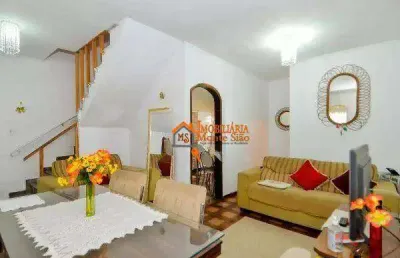 Sobrado com 3 dormitórios à venda, 99 m² por r$ 410.000,00 - vila galvão - guarulhos/sp