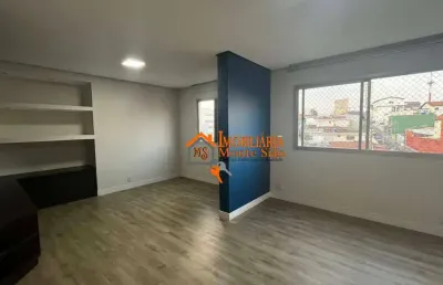 Apartamento com 3 dormitórios para alugar, 96 m² por r$ 4.273,19/mês - jardim barbosa - guarulhos/sp