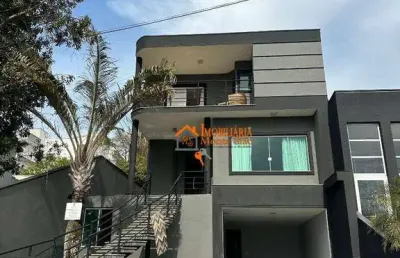 Sobrado com 4 dormitórios à venda, 420 m² por r$ 2.750.000,00 - cidade parquelandia - mogi das cruzes/sp