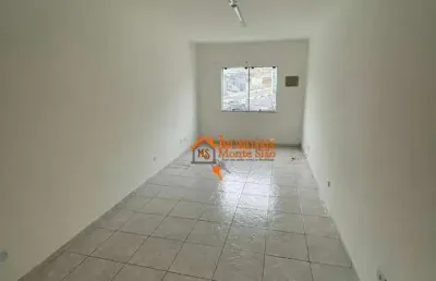 Sala para alugar, 25 m² por r$ 920,00/mês - vila flórida - guarulhos/sp