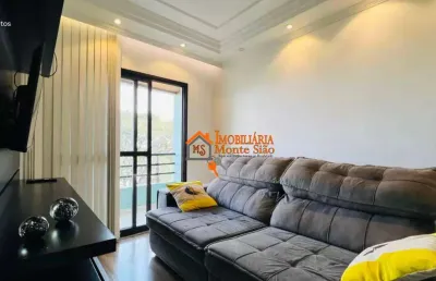 Apartamento com 3 dormitórios à venda, 64 m² por r$ 490.000,00 - gopoúva - guarulhos/sp