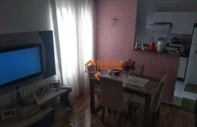 Apartamento com 2 dormitórios à venda, 43 m² por r$ 212.000,00 - água chata - guarulhos/sp