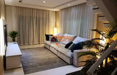 Sobrado com 3 dormitórios à venda, 125 m² por r$ 850.000,00 - parque continental i - guarulhos/sp
