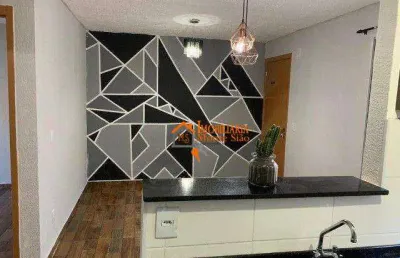 Apartamento com 2 dormitórios à venda, 45 m² por r$ 245.000,00 - água chata - guarulhos/sp