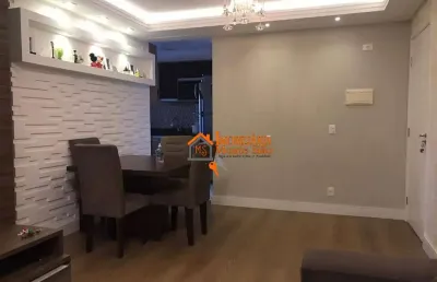 Apartamento com 3 dormitórios à venda, 76 m² por r$ 593.000,00 - picanco - guarulhos/sp
