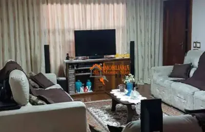 Sobrado com 4 dormitórios à venda, 275 m² por r$ 1.000.000,00 - vila barros - guarulhos/sp