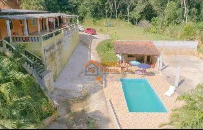 Chácara com 2 dormitórios à venda, 5200 m² por r$ 750.000,00 - água azul - guarulhos/sp