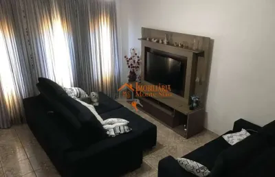 Sobrado com 3 dormitórios à venda, 134 m² por r$ 528.000,00 - jardim santa mena - guarulhos/sp
