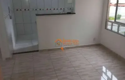 Apartamento com 2 dormitórios à venda, 40 m² por r$ 190.000,00 - água chata - guarulhos/sp