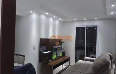 Apartamento com 2 dormitórios para compra no condominio vila nova bonsucesso , 50 m² por r$ 457.000 - vila nova bonsucesso - guarulhos/sp