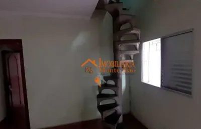 Sobrado com 2 dormitórios para compra no jardim taboão , 180 m² por r$ 392.000 - jardim taboão - guarulhos/sp
