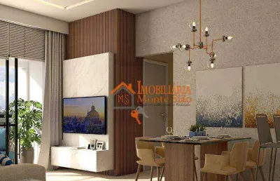 Apartamento com 2 dormitórios à venda, 51 m² por r$ 331.000,00 - vila galvão - guarulhos/sp