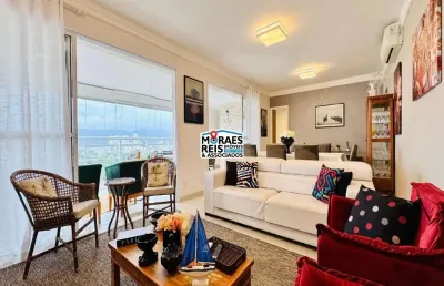 Apartamento com 3 quartos à venda na caminho das tartarugas, 60, centro, guarujá por r$ 1.400.000