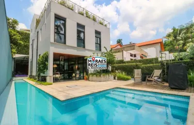 Casa com 3 quartos à venda na hermógenes almeida prado, 37, jardim guedala, são paulo por r$ 3.490.000