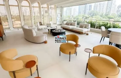 Apartamento com 5 quartos à venda na rua roque petrella, 335, vila cordeiro, são paulo por r$ 4.950.000