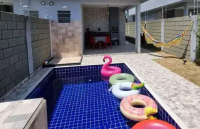 Casa com 2 quartos à venda na carlos joão donner, 1181, balneário tupy, itanhaém, 73 m2 por r$ 450.000
