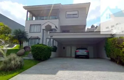 Casa em condomínio fechado com 5 quartos para alugar na alameda cerejeiras, 103, tamboré, santana de parnaíba por r$ 17.500
