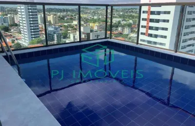 Apartamento com 02 quartos, mobiliado em casa caiada, olinda - pe