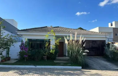 Casa linear com 3 suítes a venda no condomínio bosque do lago por r$ 1.380.000,00