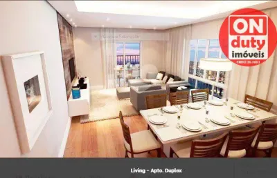 Maravilhoso apartamento duplex com 3quartos à venda, 128 m² por r$ 959.500 - encruzilhada - santos/sp