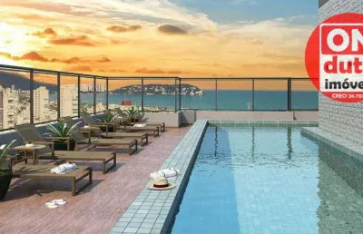 Apartamento com 1 quarto à venda, 47 m² por r$ 491.635 - enseada - guarujá/sp
