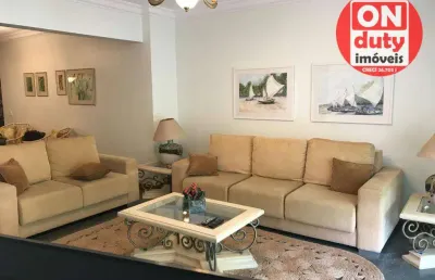 Apartamento com 3 dormitórios à venda, 186 m² por r$ 1.400.000,00 - barra funda - guarujá/sp