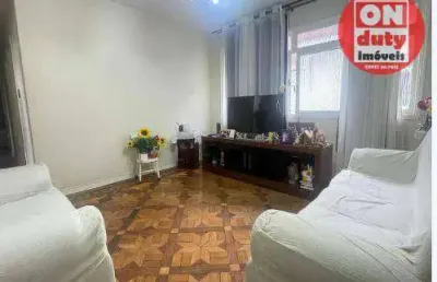 Apartamento com 2 dormitórios à venda, 85 m² por r$ 420.000,00 - campo grande - santos/sp