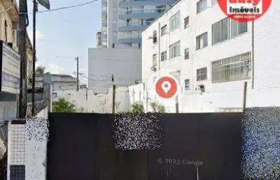 Terreno para alugar, 300 m² por r$ 9.108,00/mês - vila matias - santos/sp