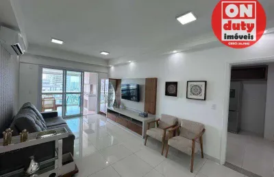 Apartamento com 3 suítes para alugar, 151 m² por r$ 15.000/mês - aparecida - santos/sp
