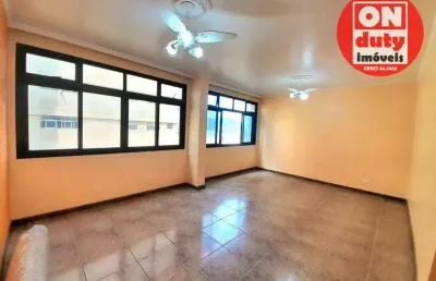 Apartamento para alugar, 130 m² por r$ 6.300,00/mês - josé menino - santos/sp