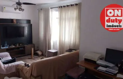 Apartamento com 2 dormitórios à venda, 95 m² por r$ 520.000,00 - embaré - santos/sp