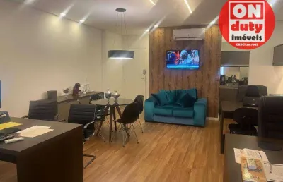 Sala à venda, 44 m² por r$ 570.000,00 - boqueirão - santos/sp