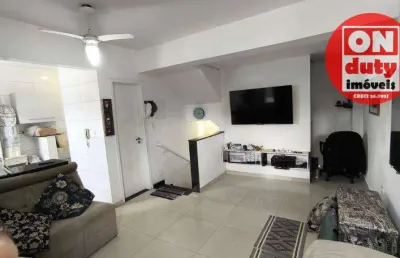 Village com 2 dormitórios à venda, 105 m² por r$ 485.000,00 - estuário - santos/sp