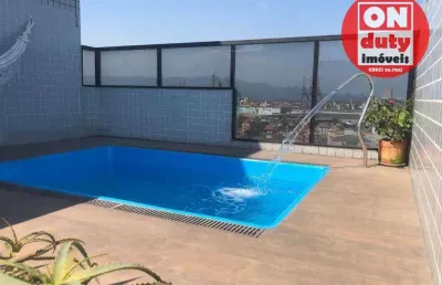 Cobertura à venda, 279 m² por r$ 1.685.000,00 - aparecida - santos/sp