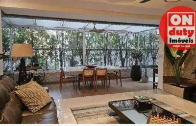 Apartamento garden à venda, 217 m² por r$ 1.910.000,00 - josé menino - santos/sp