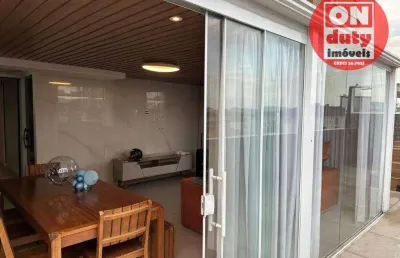 Apartamento garden com 2 dormitórios à venda, 163 m² por r$ 850.000,00 - estuário - santos/sp
