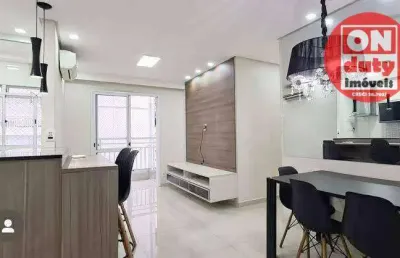 Apartamento à venda, 64 m² por r$ 575.000,00 - marapé - santos/sp