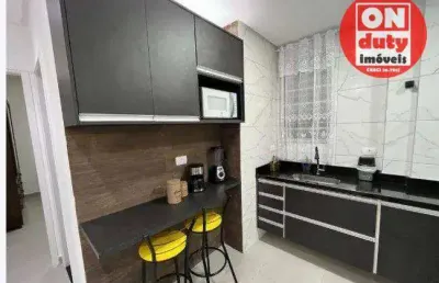 Apartamento com 2 dormitórios à venda, 60 m² por r$ 285.000,00 - centro - são vicente/sp