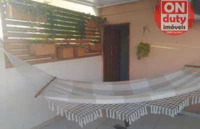 Casa à venda, 115 m² por r$ 585.000,00 - estuário - santos/sp