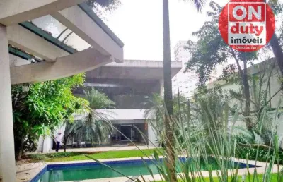 Sobrado com 4 quartos, 580 m² - venda por r$ 7.500.000 ou aluguel por r$ 20.000/mês - josé menino - santos/sp